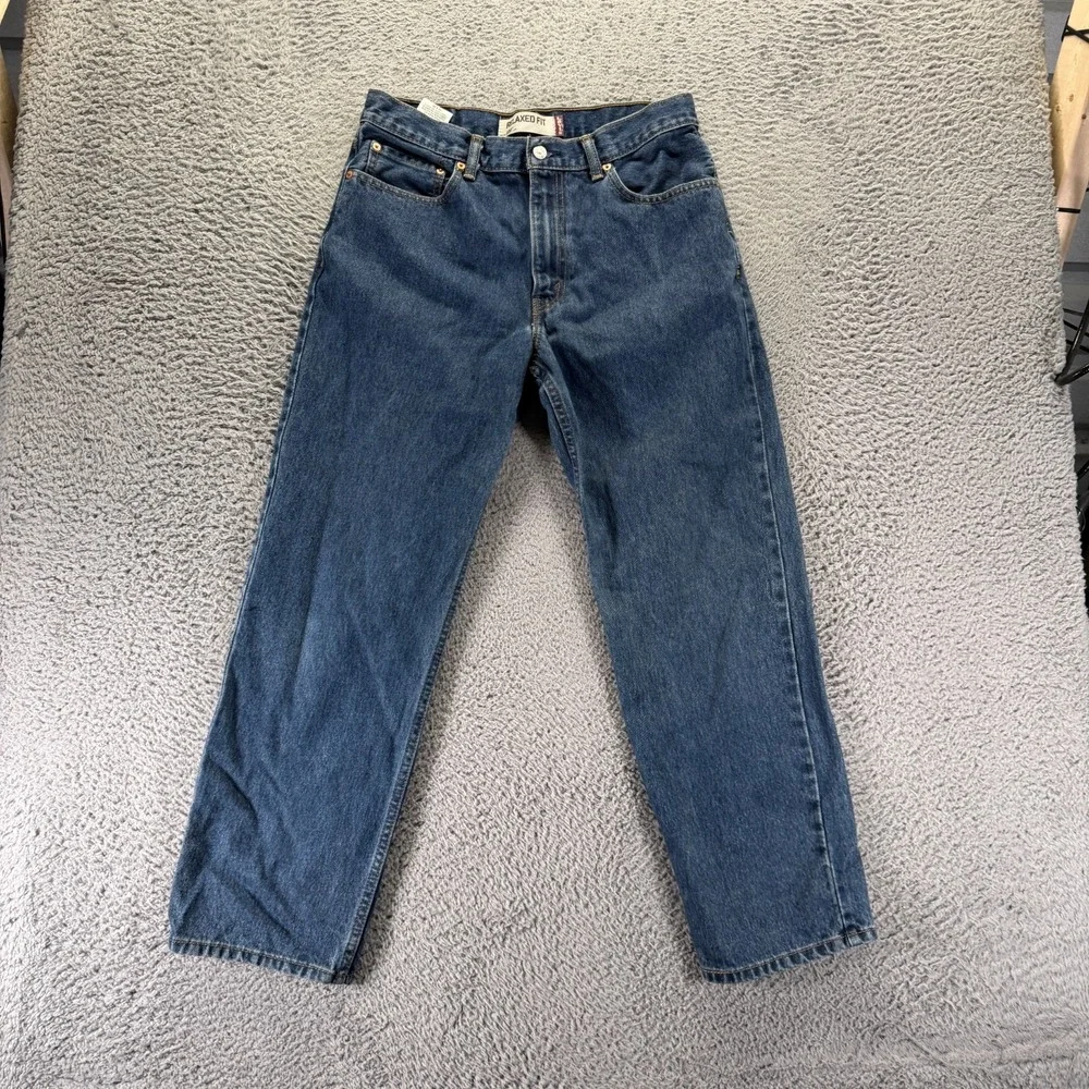 Vintage Levi's 550 Jeans Mens 34x30 Blue Cotton Denim Straight Relaxed Workwear